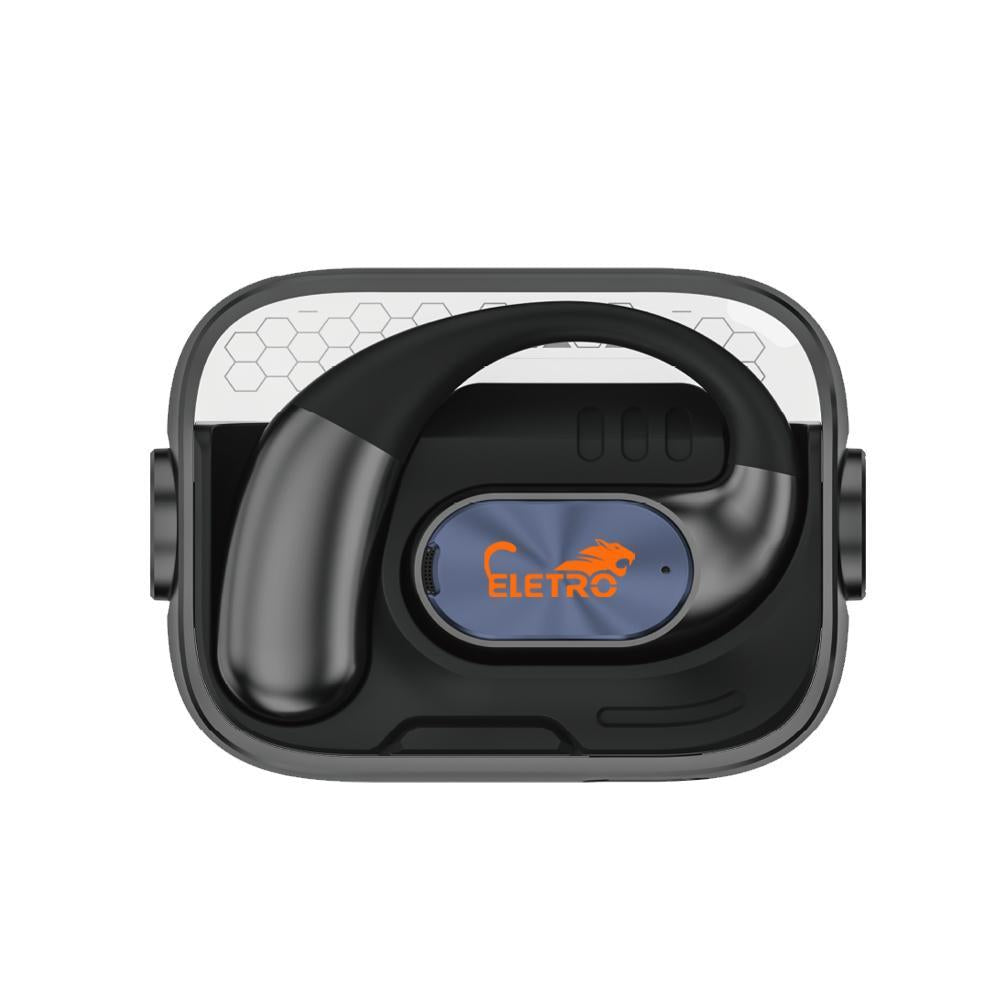 Fone de ouvido sem fio aberto Eletro com Bluetooth para música e chamadas